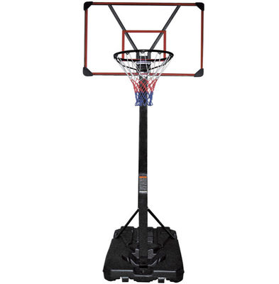 Sistem Bola Basket yang Dapat Disesuaikan Dasar PE Papan Papan PC 36,5kg Luar Ruangan
