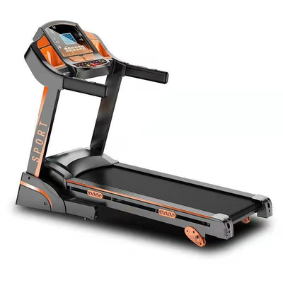 Body Treadmill Fitness Running Machine Indoor Dengan Layar LCD Biru 5 Inch